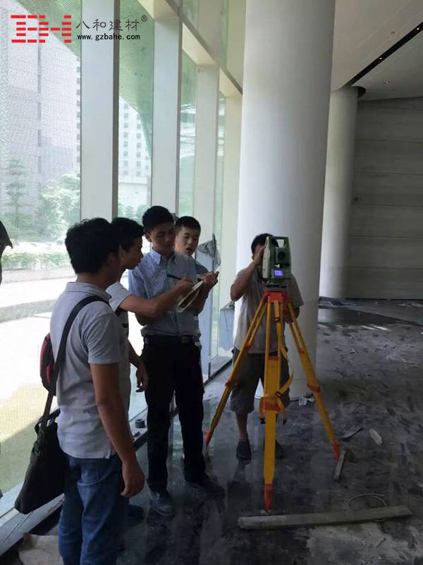 【測量現(xiàn)場】雕塑造型鋁單板測量精度的高標準