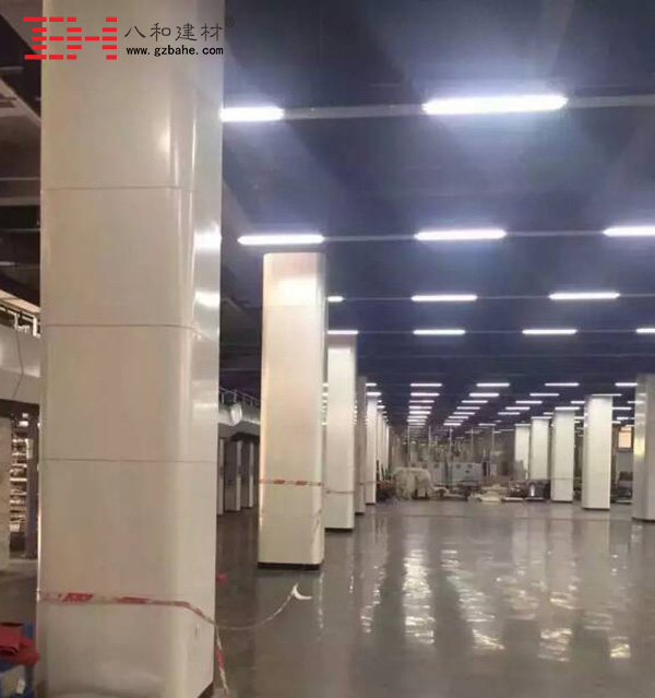 【老虎粉末】東莞金黃葉室內包柱鋁單板的表面處理