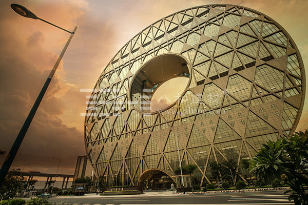 廣州圓大廈-八和建材鋁單板廠(chǎng)家