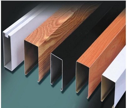 U型鋁方通、型材鋁方通、特殊造型鋁方通的簡單區別