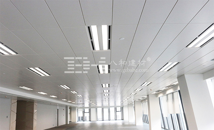 T型鋪放式天花在高檔寫字樓吊頂的完美運用