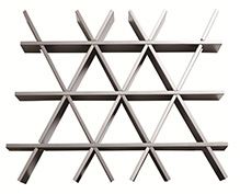 三角形鋁格柵吊頂 三角形鋁格柵吊頂